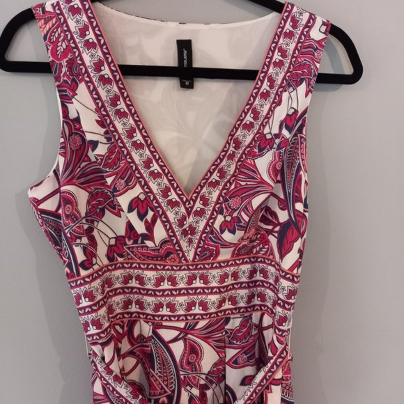 🥳 HOST PICK 🥳 Jeans West knee pink, purple & white floral dress (sz 10) - Picture 2 of 3